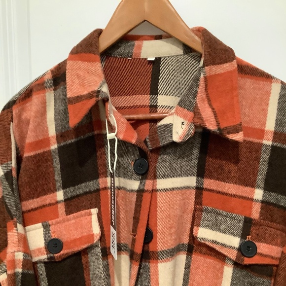 Button up Long Shacket Coat - XXL - Picture 4 of 7